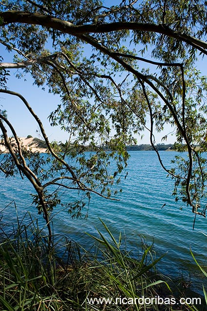 Lagoa do Arroio Corrente, em Jaguaruna.